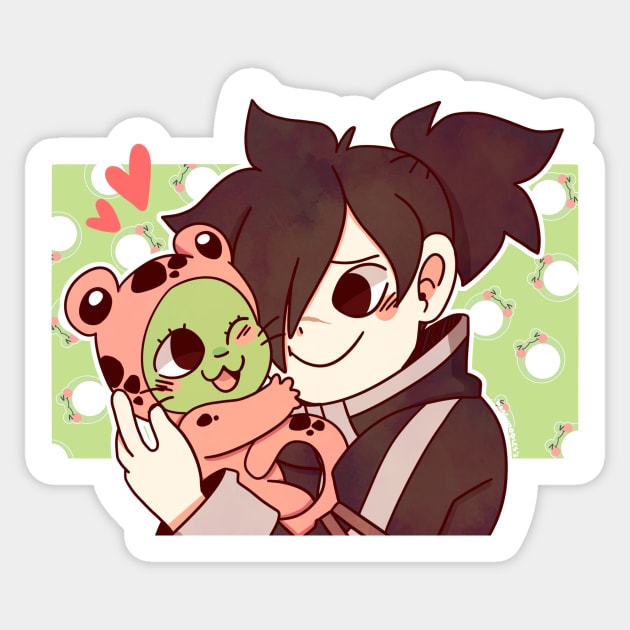 Rogue and Frosch Sticker by Dragnoodles